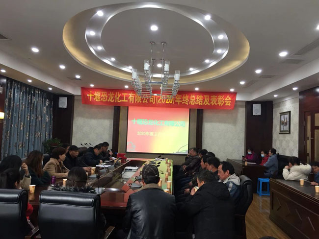 恐龍化工召開年終總結(jié)及表彰大會